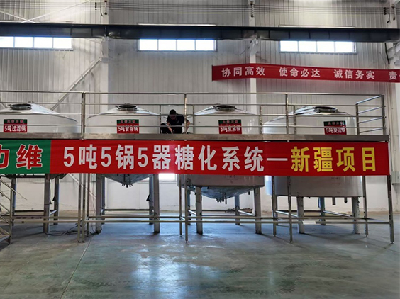 莱阳精酿啤酒设备厂—5吨精酿啤酒设备—新疆项目